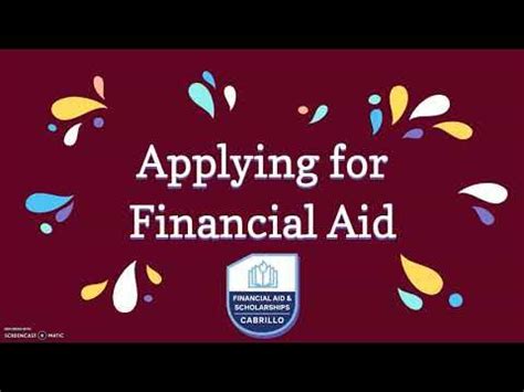 cabrillo college financial aid